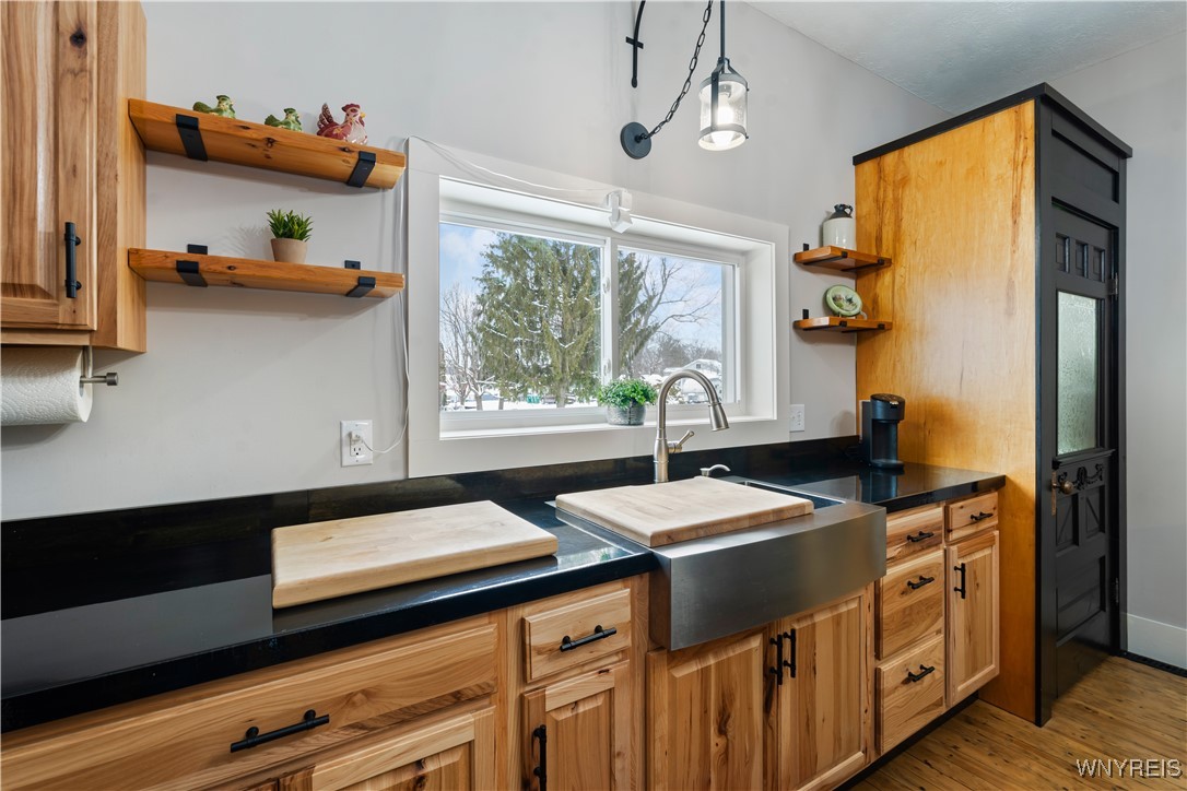 6707 East Lake Road Castile, NY 14427 - Photo 8 of 38 Farmhouse sink with butcher block cover