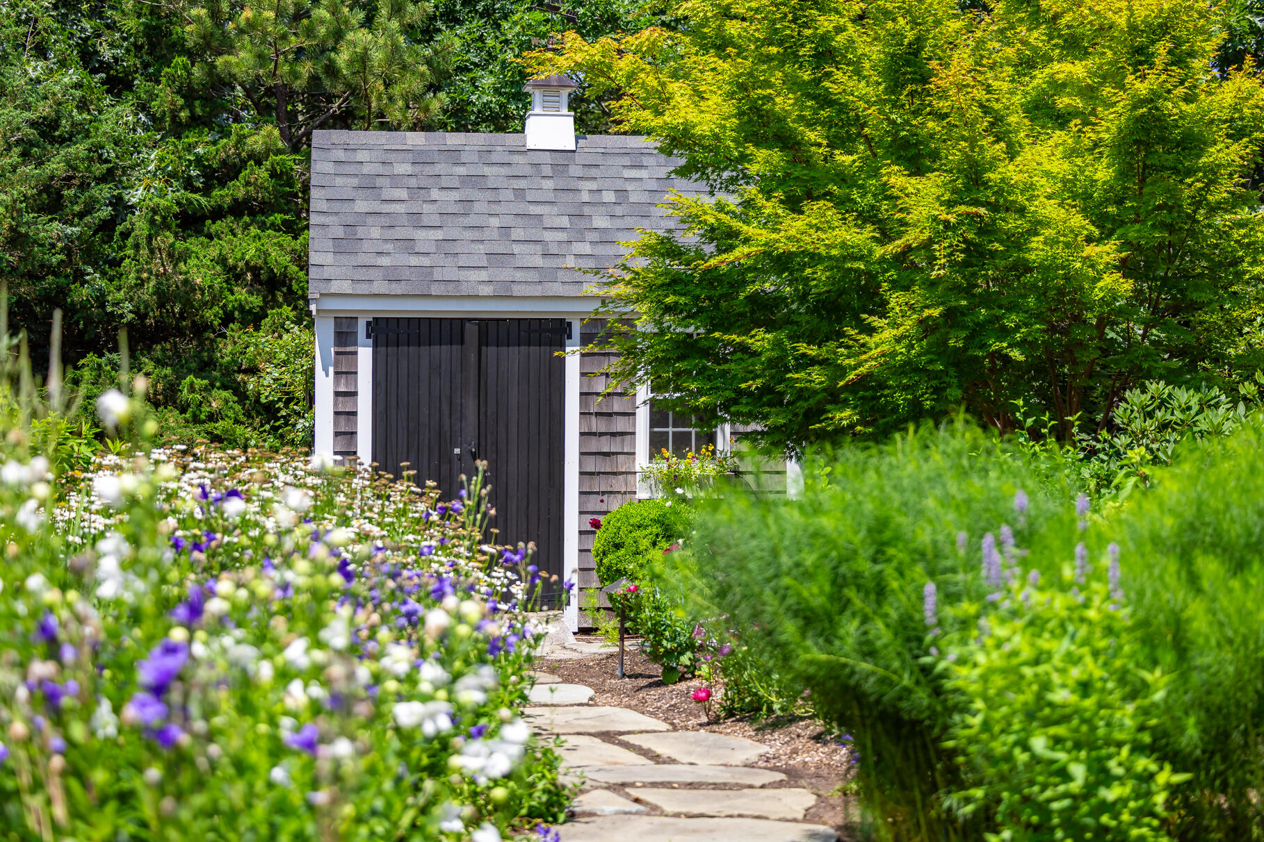 950 Massasoit Road Eastham, MA 02642 - Photo 55 of 66 a house with lots of flowers