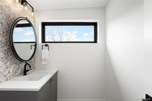 a view of a street with a house