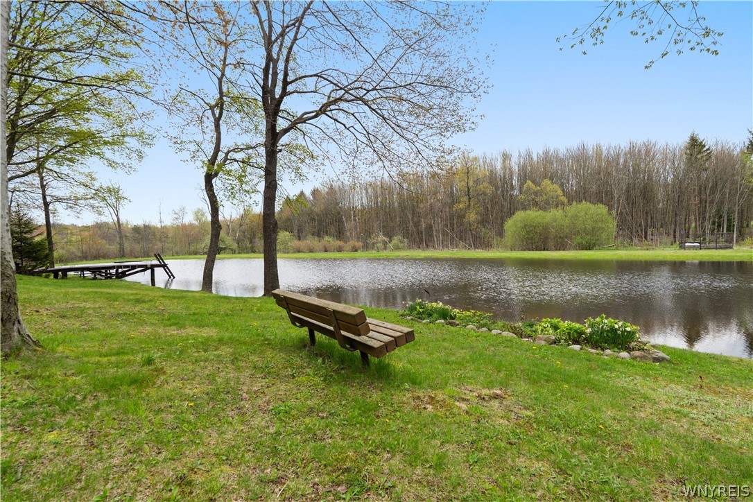 311 Ortner Road Bennington, NY 14040 - Photo 44 of 50 Views of pond and garden