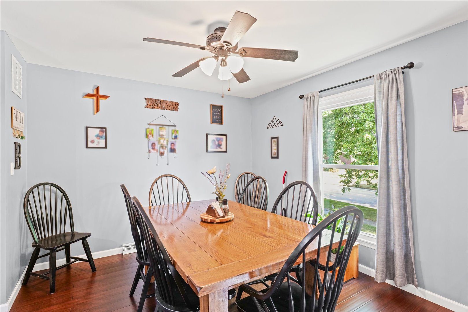 1011 Harrington Drive Champaign, IL 61821 - Photo 7 of 37 a view of a dining room with furniture window and wooden floor