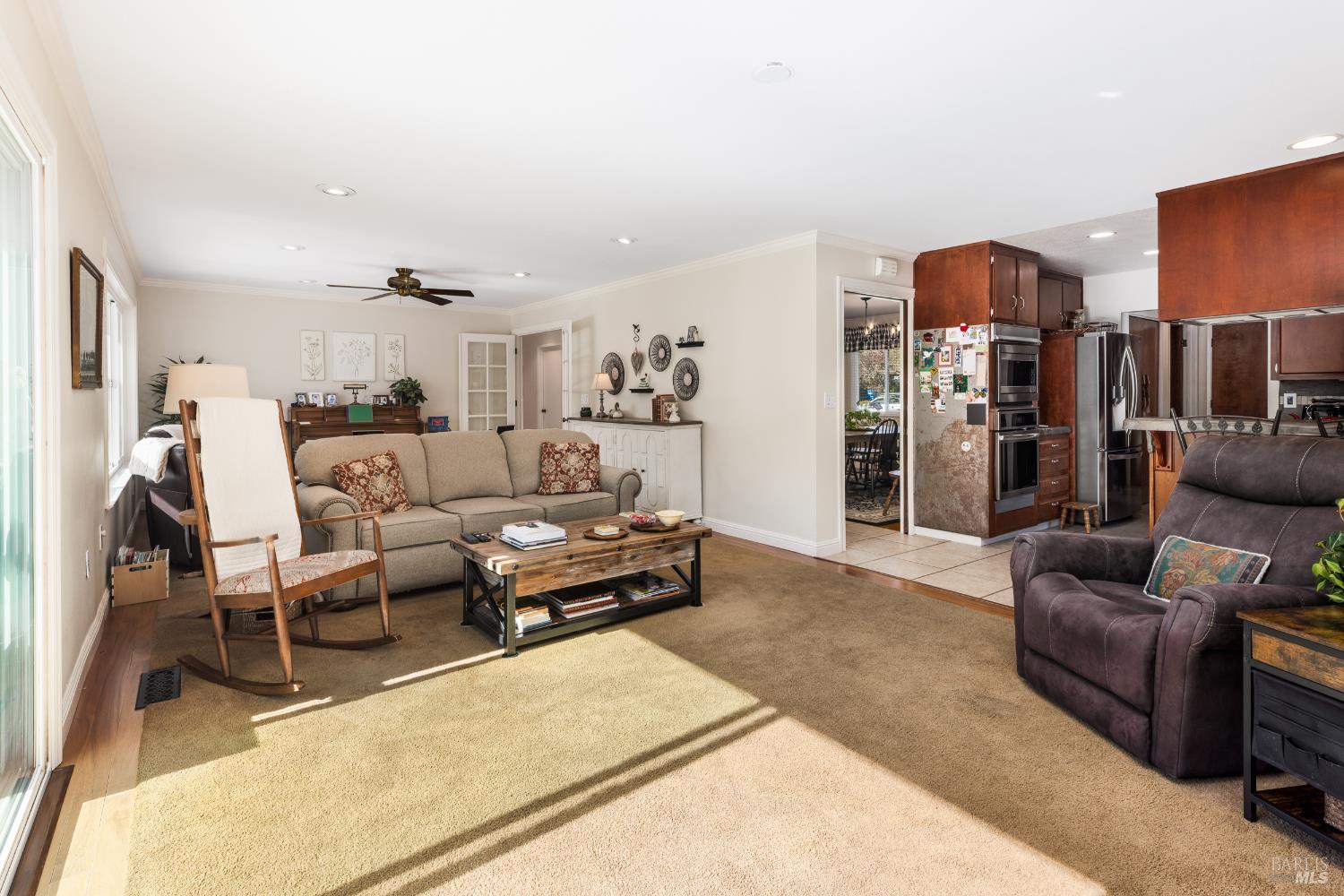 5960 Yerba Buena Road Santa Rosa, CA 95409 - Photo 6 of 17 a living room with furniture and a flat screen tv