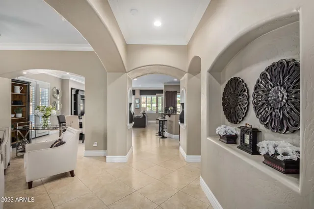 a kitchen with lots of counter space and appliances