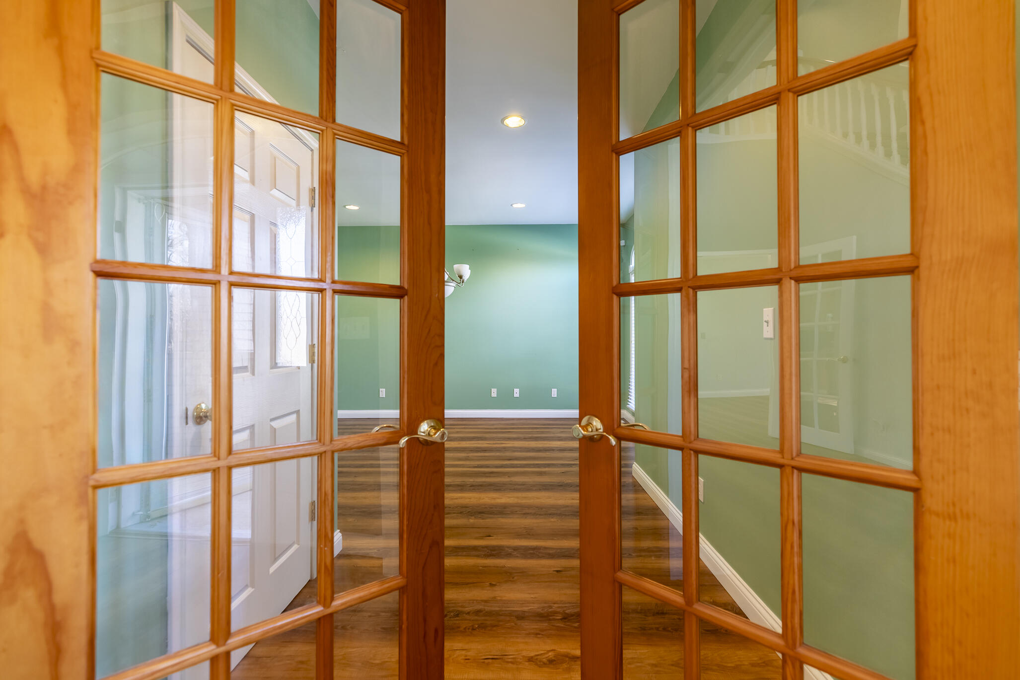 8049 West 85th Court Crown Point, IN 46307 - Photo 16 of 47 a view of staircase with railing and a large window
