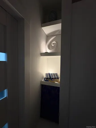 a view of a hallway with a hallway
