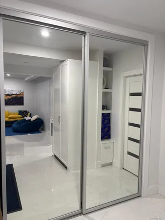 a view of front door with hallway