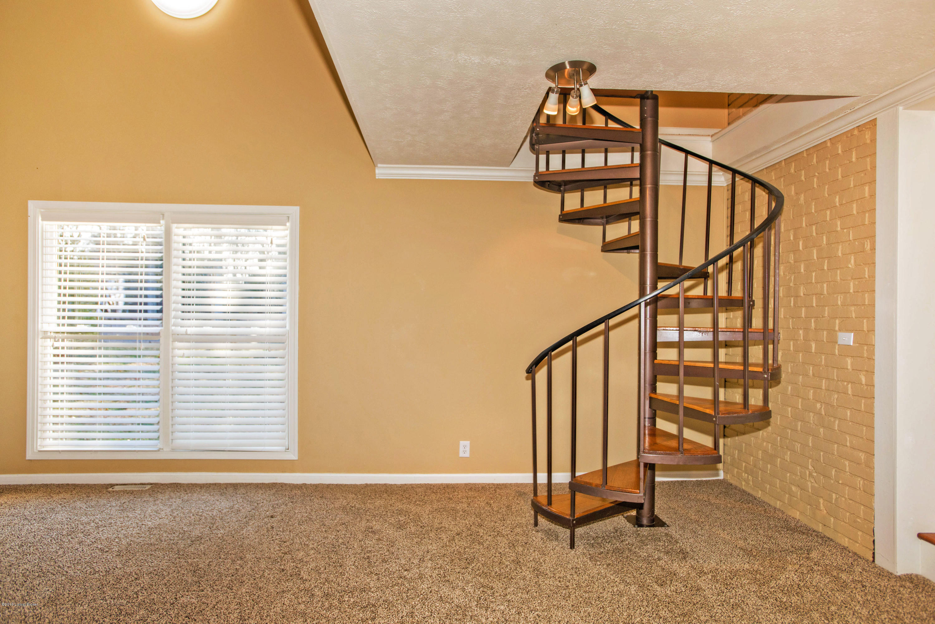 401 Colonel Way Pewee Valley, KY 40056 - Photo 10 of 35 Spiral Staircase leads to loft