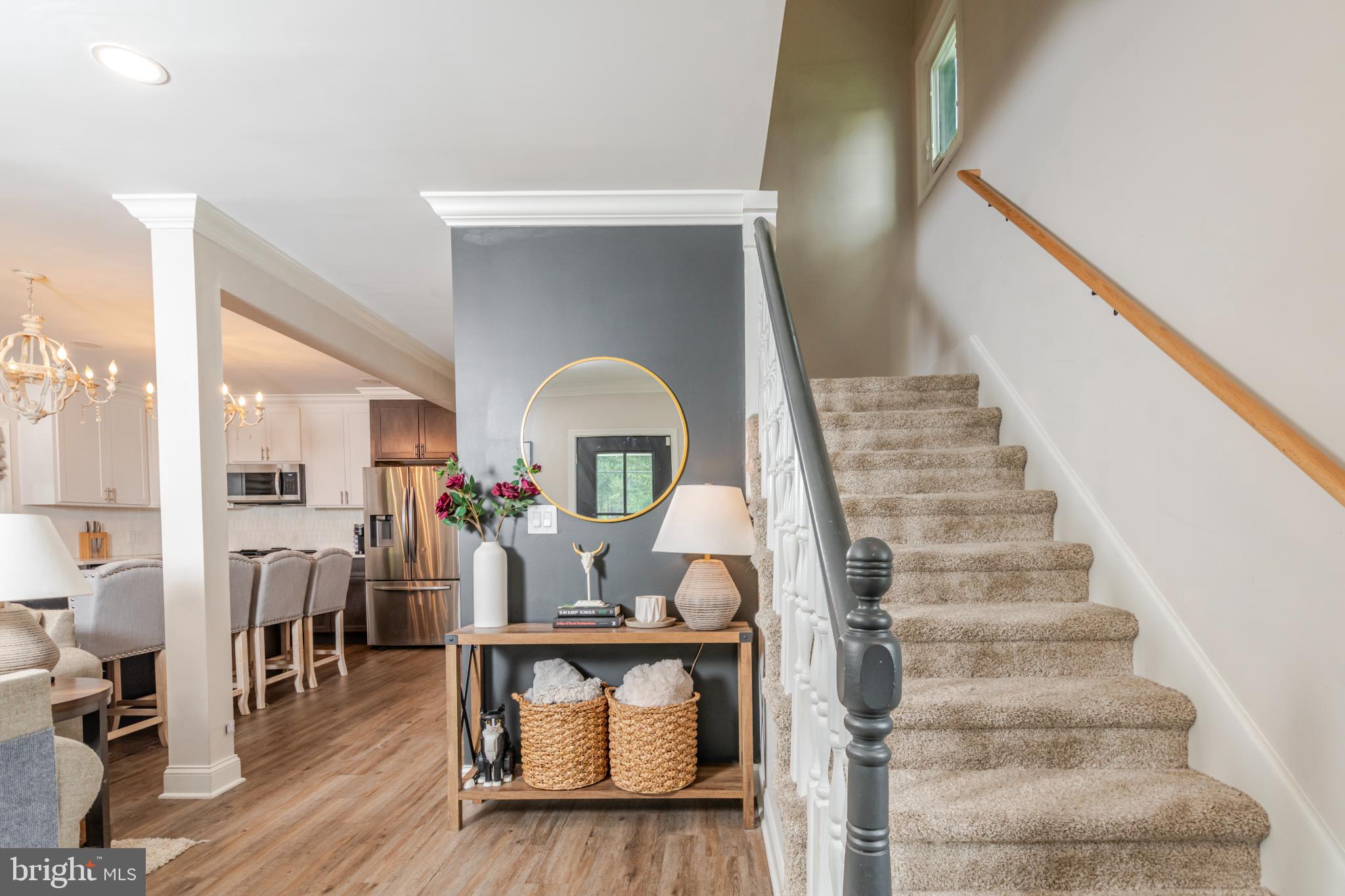 16 Townsend Avenue Berlin, NJ 08009 - Photo 15 of 50 a living room with fireplace furniture and a wooden floor