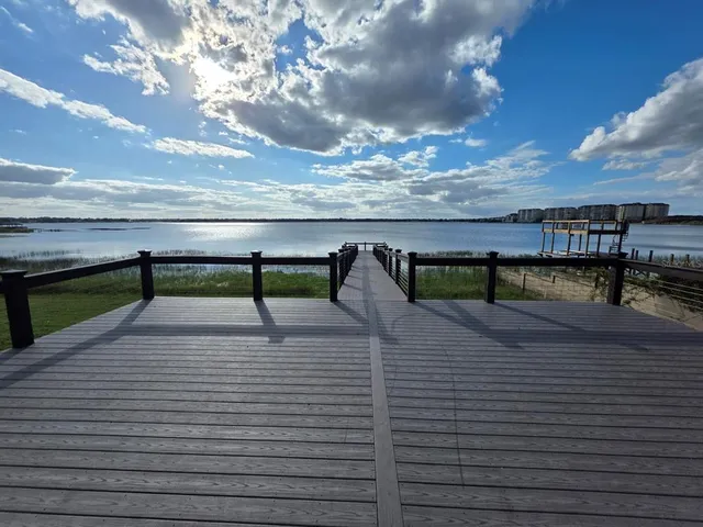 a view of outdoor space with seating
