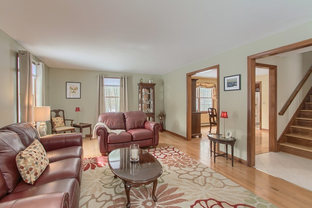 27 Ledge Road Chelmsford, MA 01863 - Photo 12 of 30 a living room with furniture or couch and a wooden floor
