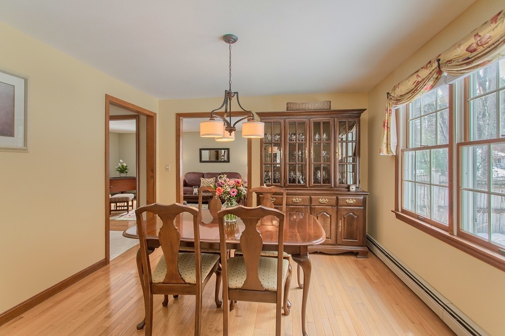 27 Ledge Road Chelmsford, MA 01863 - Photo 14 of 30 a view of a dining room with furniture window and wooden floor