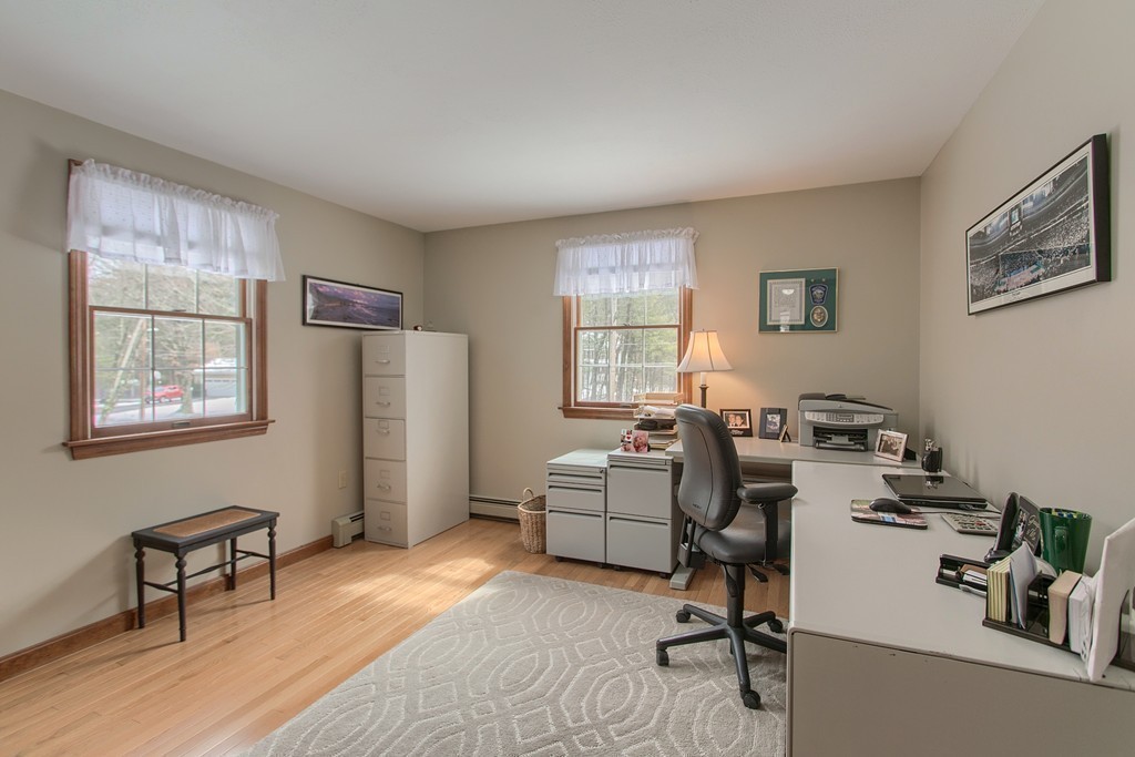 27 Ledge Road Chelmsford, MA 01863 - Photo 22 of 30 a view of a workspace with furniture and a window