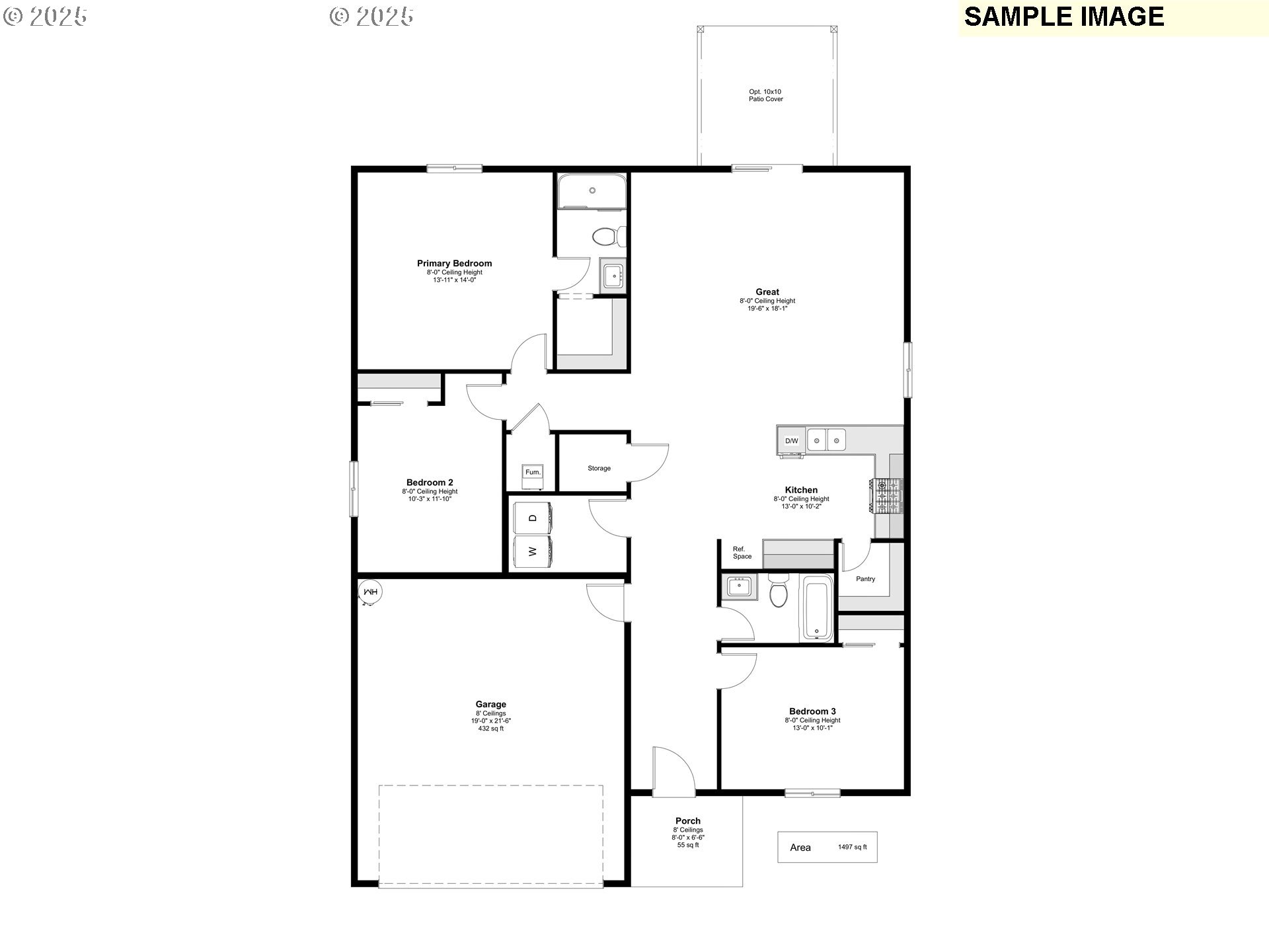 2008 Henderson Way Longview, WA 98632 - Photo 10 of 14 a picture of a floor plan