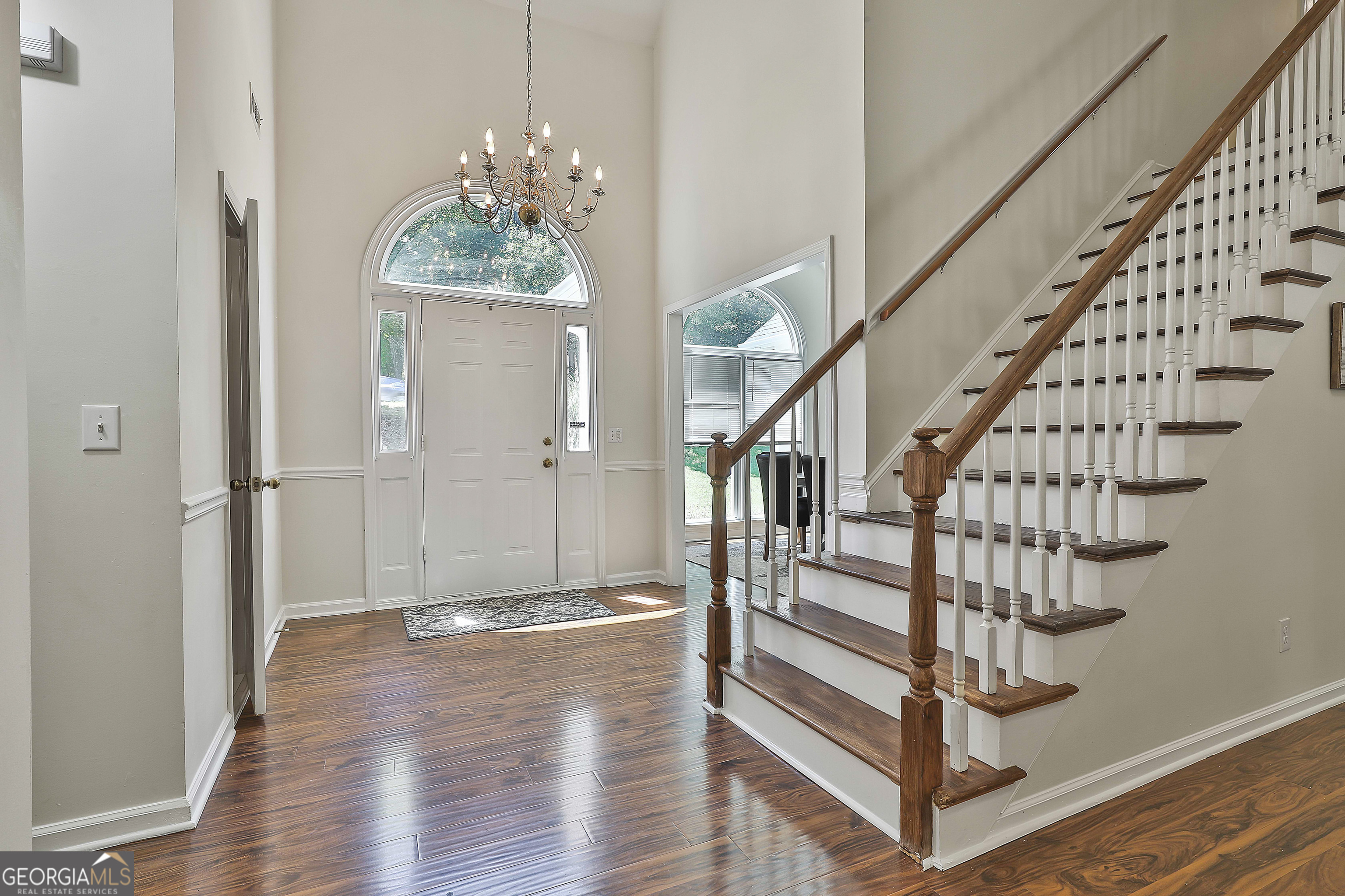 244 Terrane Ridge Peachtree City, GA 30269 - Photo 4 of 44 a view of entryway with wooden floor