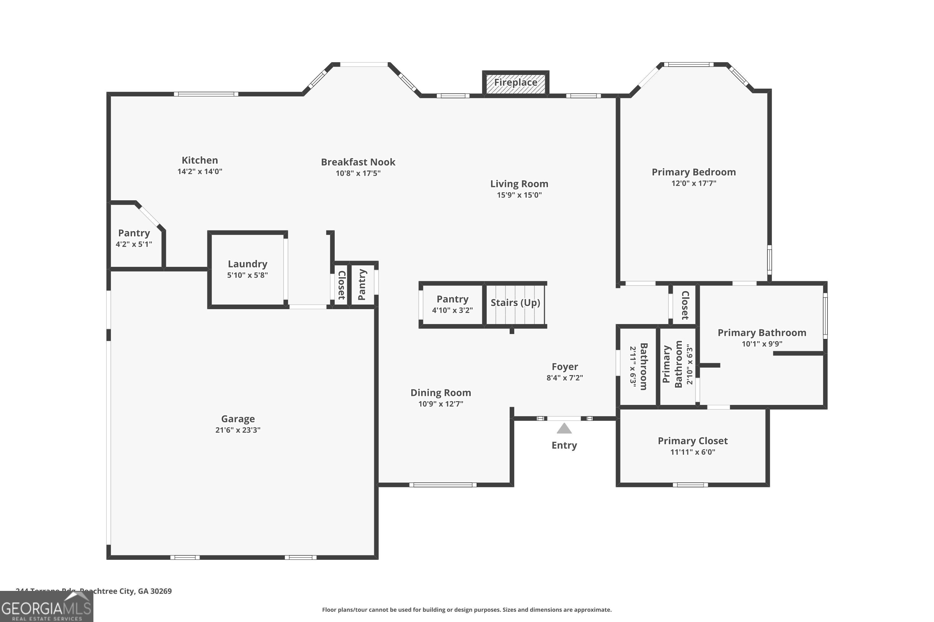 244 Terrane Ridge Peachtree City, GA 30269 - Photo 43 of 44 a picture of a cabinet with a floor and white cabinet
