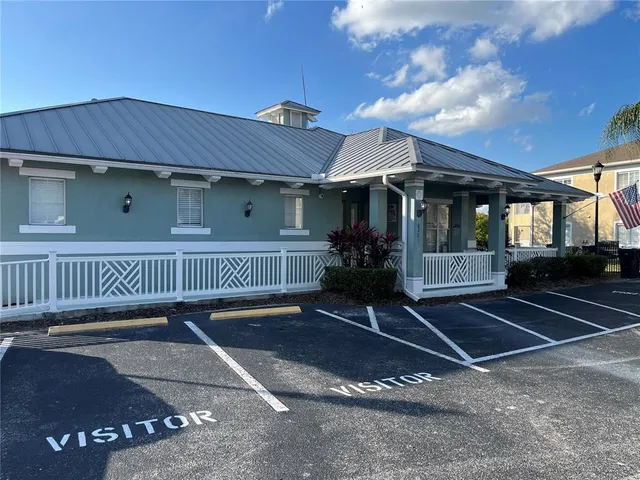 a view of a house with a patio