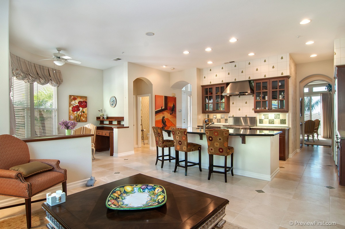 2747 MacKinnon Ranch Road Cardiff, CA 92007 - Photo 7 of 23 Granite, Designer Backsplash & Glass Front Cabinets