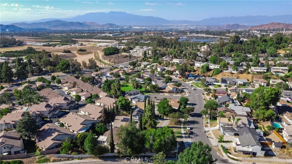 5165 Pearblossom Drive Riverside, CA 92507 - Photo 65 of 75 an aerial view of residential house with outdoor space