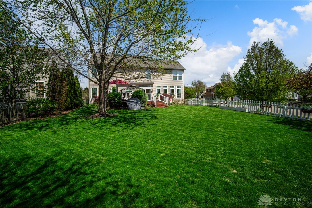 55 Janney Lane Springboro, OH 45066 - Photo 11 of 38 This spacious backyard offers a perfect setting for outdoor enjoyment and relaxation.