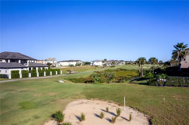 a front view of a building and a street