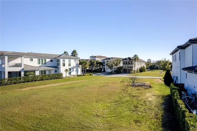 a view of an ocean with city
