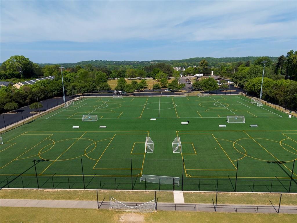 6204 Oakdale Ridge Court Southeast Mableton, GA 30126 - Photo 40 of 48 a view of a tennis court