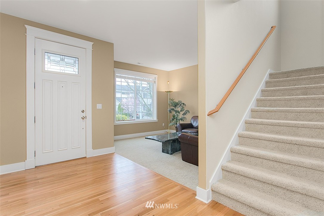 21913 42 Avenue Southeast Bothell, WA 98021 - Photo 7 of 24 a view of entryway and workspace with wooden floor