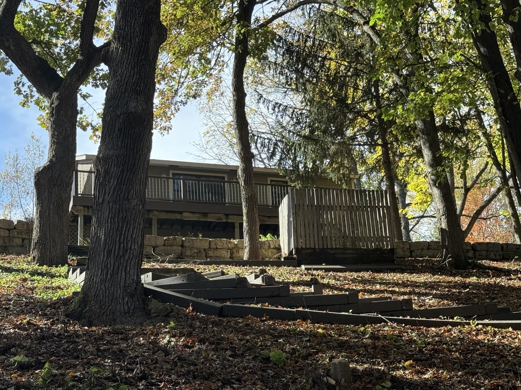7-a252 Tomahawk Lane Apple River, IL 61001 - Photo 13 of 34 a front view of a house with garden
