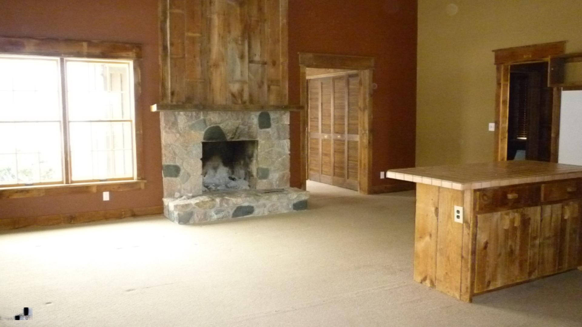 8925 2 Mile Road Northeast Ada, MI 49301 - Photo 3 of 15 Fireplace in Kitchen/Dining Area