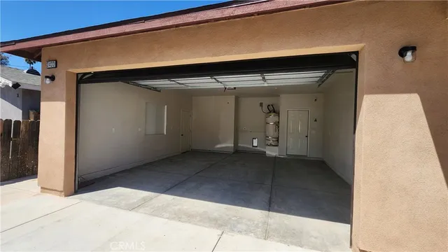 a view of a house with a garage