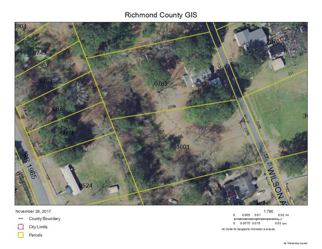 126 Wilson Avenue Rockingham, NC 28379 - Photo 18 of 18 0763 is actual home and property for sale. 1601 is additional lot available for purchase if interested. Price of additional lot NOT included in listing price.