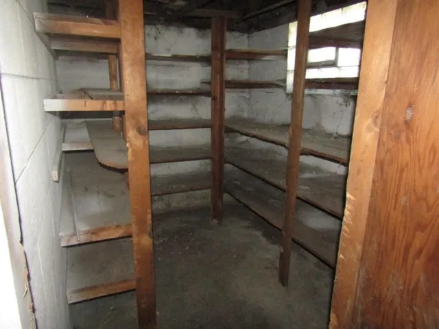 a room with walk in closet