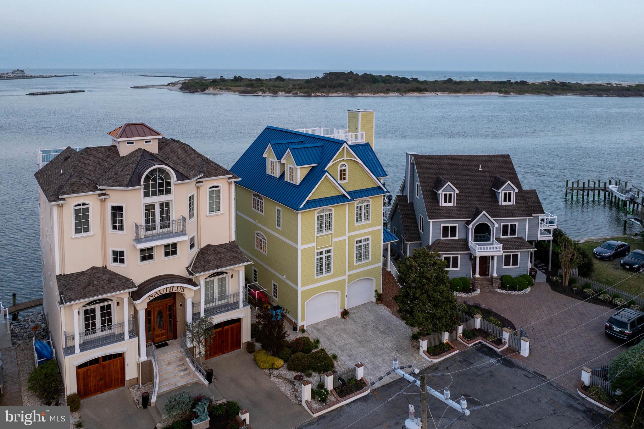 12959 Harbor Road Ocean City, MD 21842 - Photo 66 of 85 an aerial view of a house with a ocean view