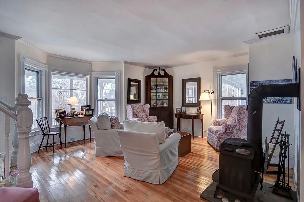 641 Reach Road Sedgwick, ME 04673 - Photo 12 of 35 Living room has a bay window looking...