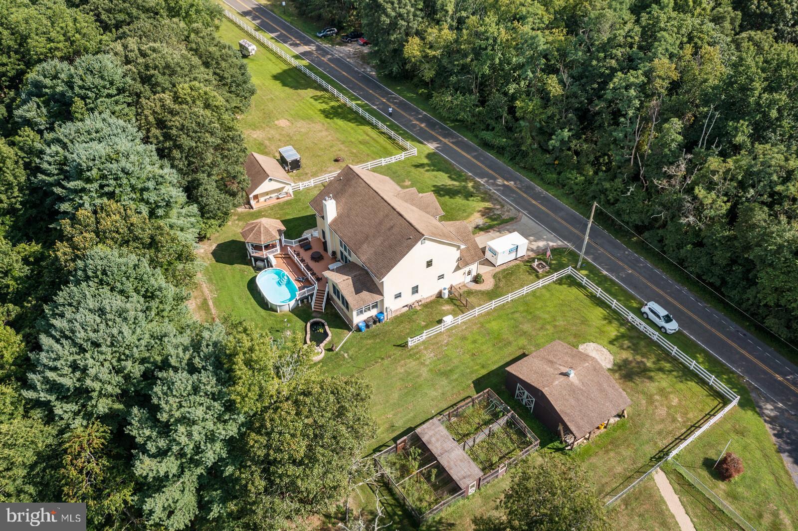 463 Lewistown Road Columbus, NJ 08022 - Photo 50 of 56 Aerial view 3
