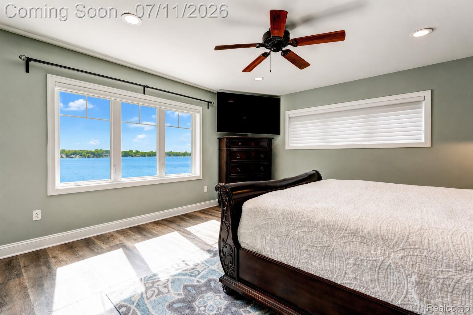 12033 Torrey Road Fenton, MI 48430 - Photo 17 of 51 Expansive triple-pane window featuring serene lake scenery