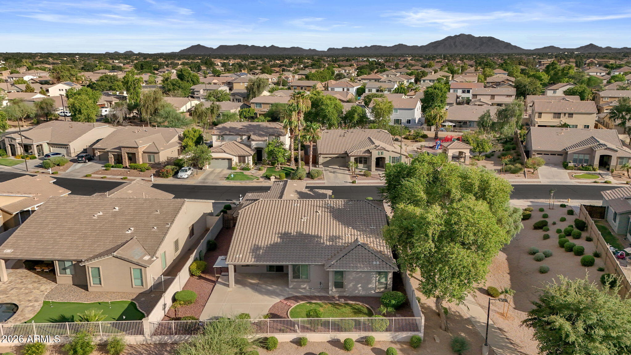 3334 East Hopkins Road Gilbert, AZ 85295 - Photo 57 of 61 Community View behind the House