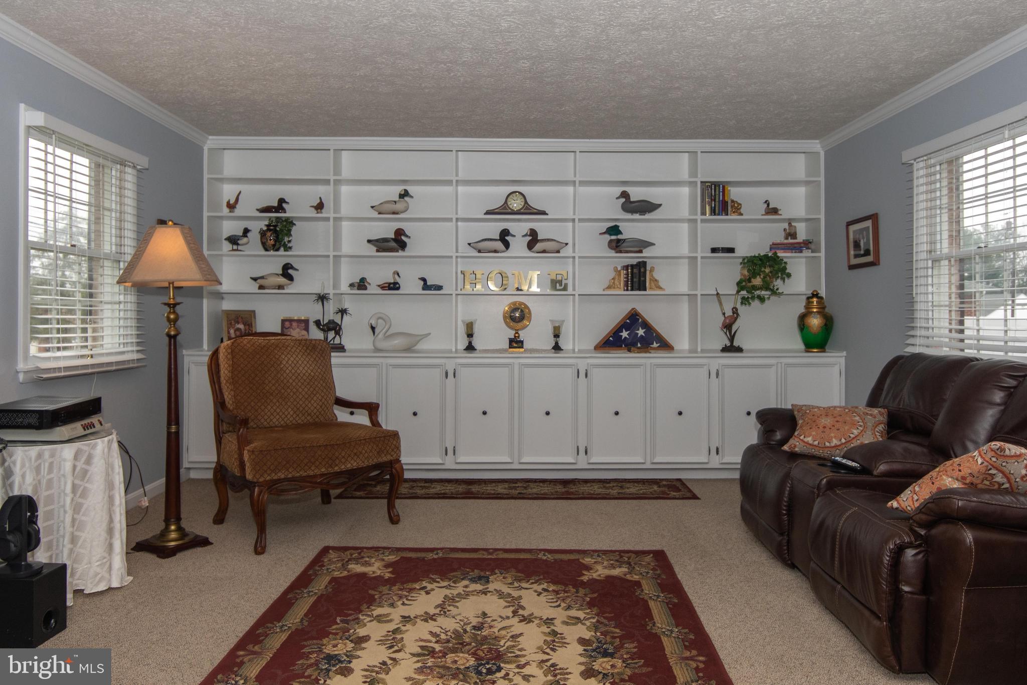 2205 Harford Road Fallston, MD 21047 - Photo 34 of 53 Large Great Room w/wall to wall book shelves