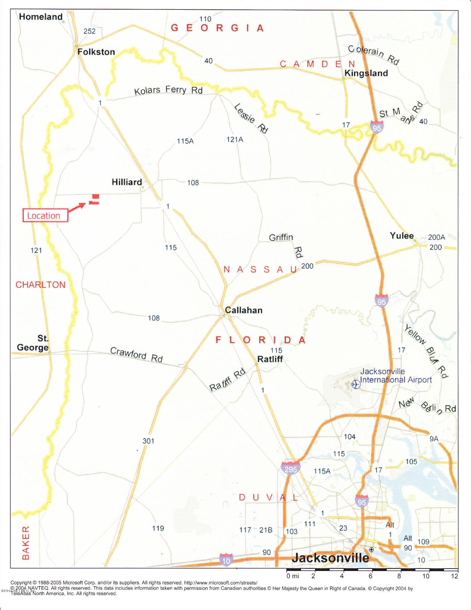 2 Bay And Goodwin Road Hilliard, FL 32046 - Photo 7 of 10 Location Map