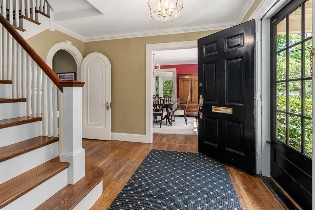 120 Forest Street Wellesley, MA 02481 - Photo 2 of 24 a view of living room and entryway