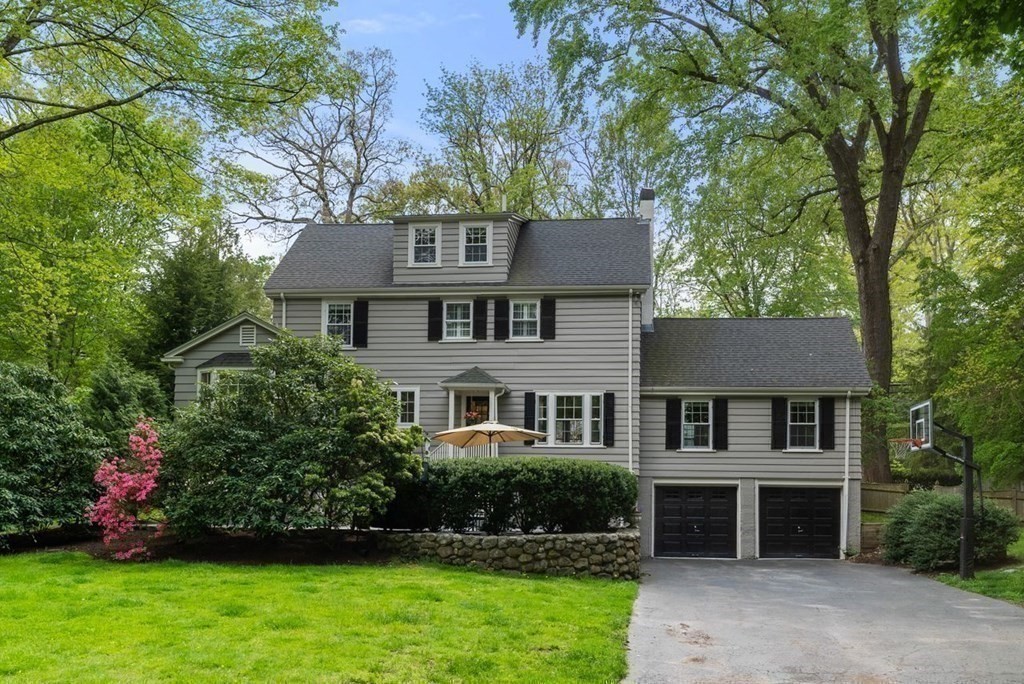 120 Forest Street Wellesley, MA 02481 - Photo 23 of 24 front view of a house with a yard