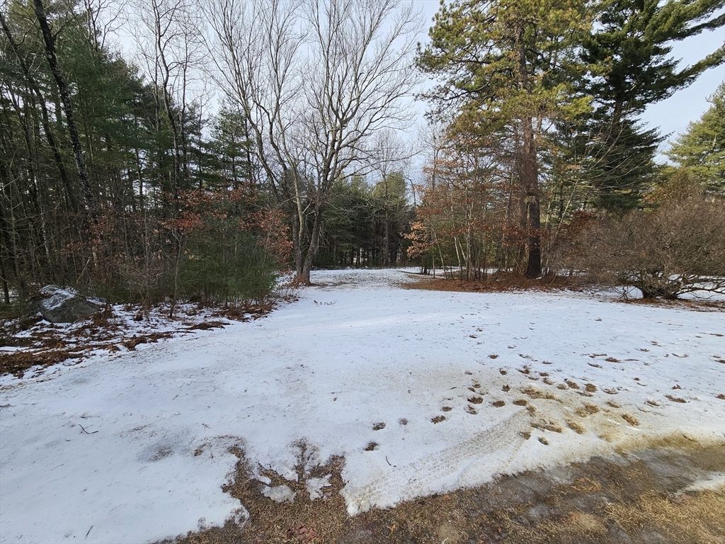 127 Summer Street Thorndike, MA 01079 - Photo 11 of 27 a view of a yard covered in snow