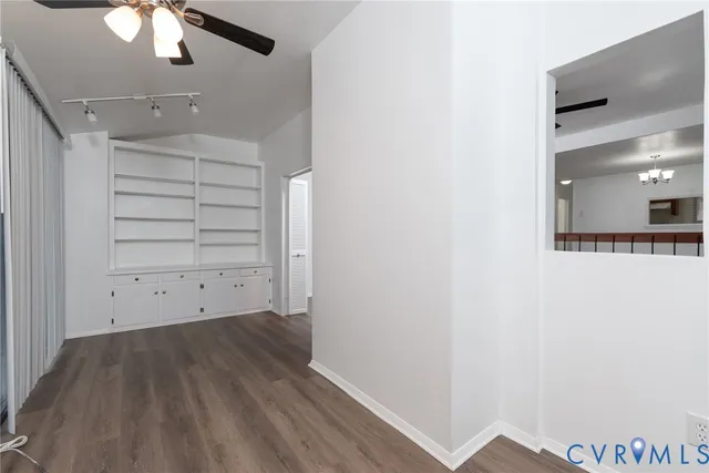 a view of a room with shelf