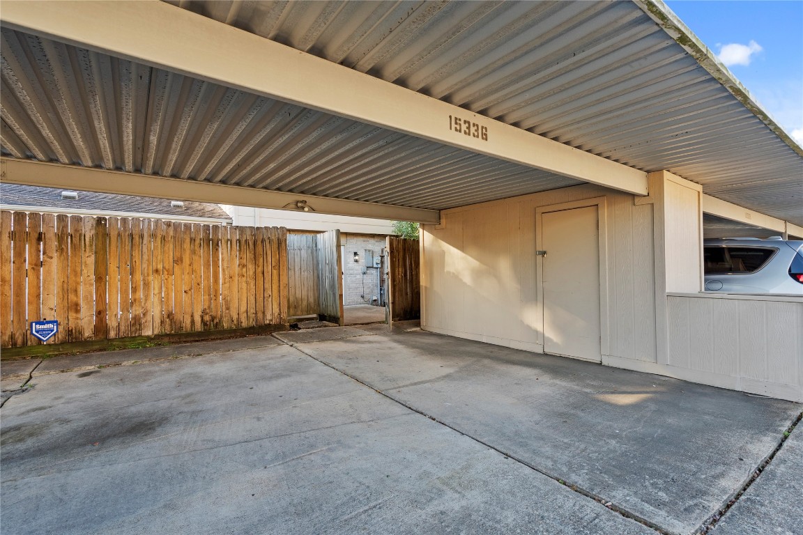 15336 West Little York Road, Unit 208 Houston, TX 77084 - Photo 29 of 33 a view of backyard with garage