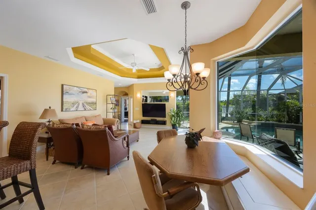 a outdoor living space with furniture