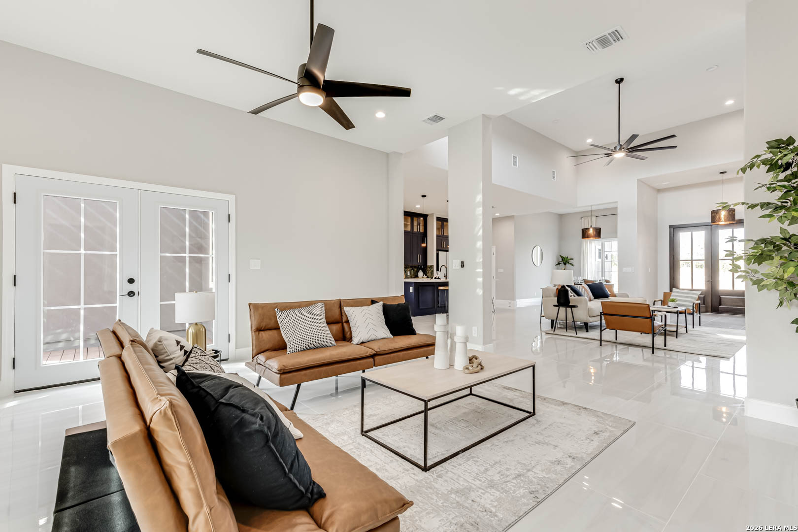 643 Mystic Parkway Spring Branch, TX 78070 - Photo 15 of 46 a living room with furniture and a chandelier