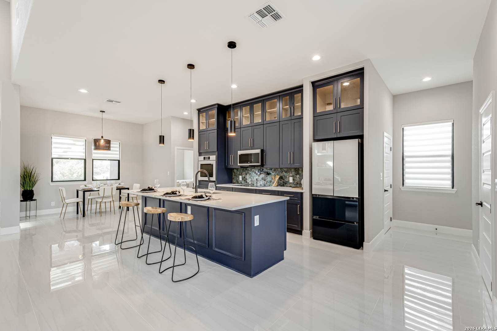 643 Mystic Parkway Spring Branch, TX 78070 - Photo 16 of 46 a large kitchen with lots of counter space and stainless steel appliances