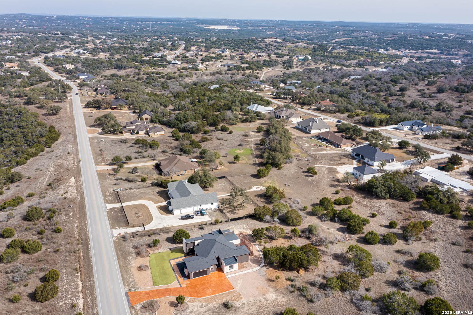 643 Mystic Parkway Spring Branch, TX 78070 - Photo 43 of 46 an aerial view of residential houses with outdoor space