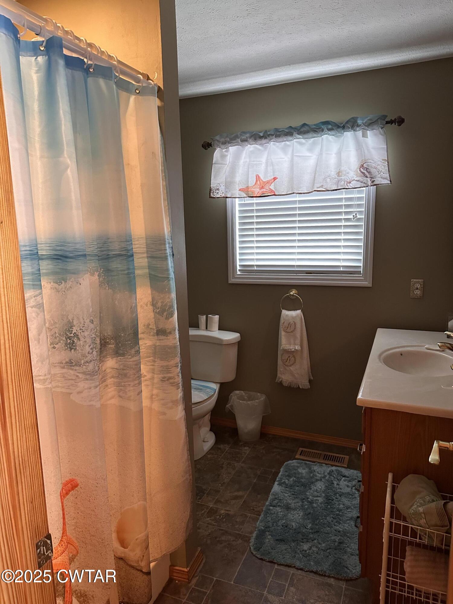 446 Miracle Road Decaturville, TN 38329 - Photo 20 of 22 a view of bathroom with a sink a toilet and shower