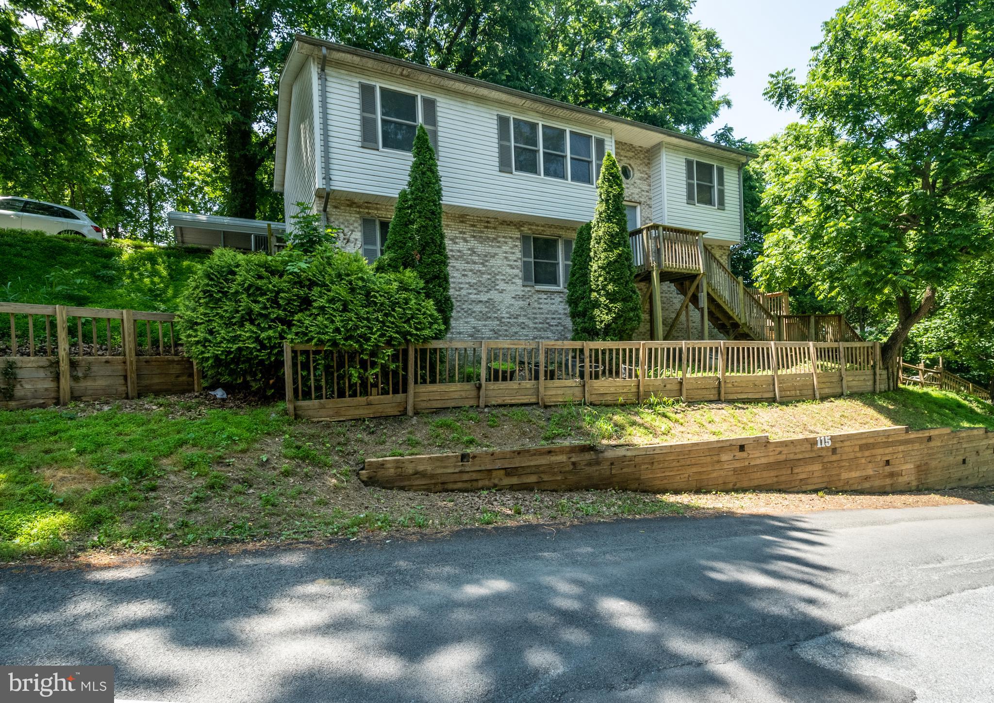 115 Old Furnace Road Harpers Ferry, WV 25425 - Photo 39 of 41 Street Vew of the Beautifully terraced front entra